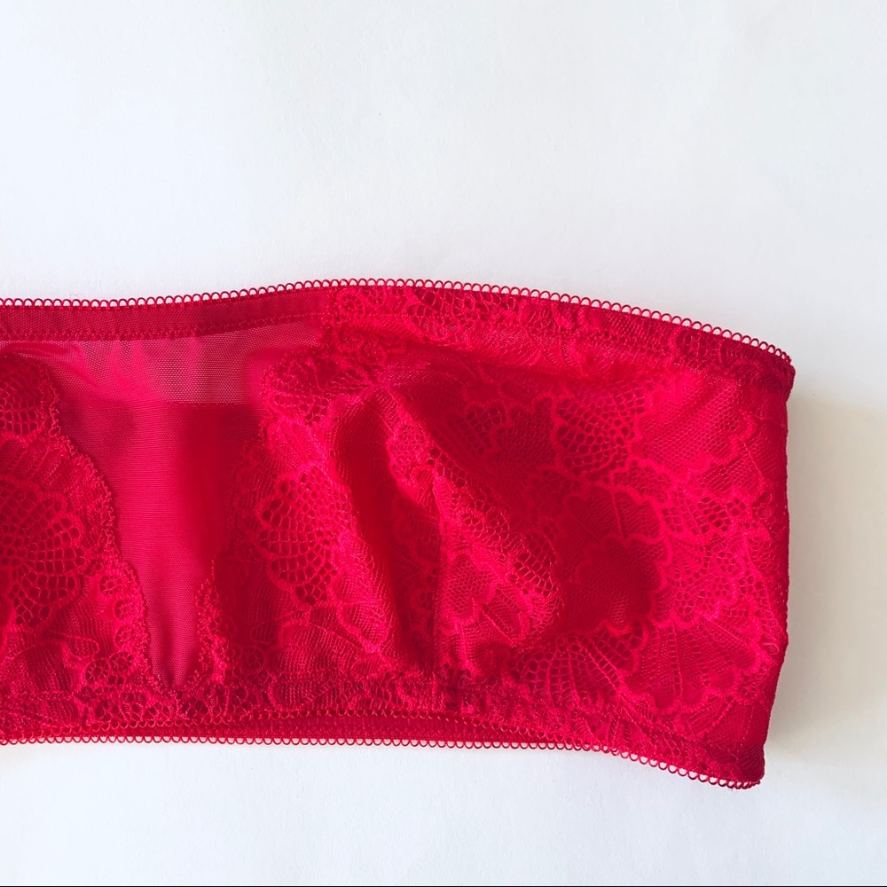 Free People Women’s Raspberry Lace Bralette Size Medium NWT - Picture 7 of 8